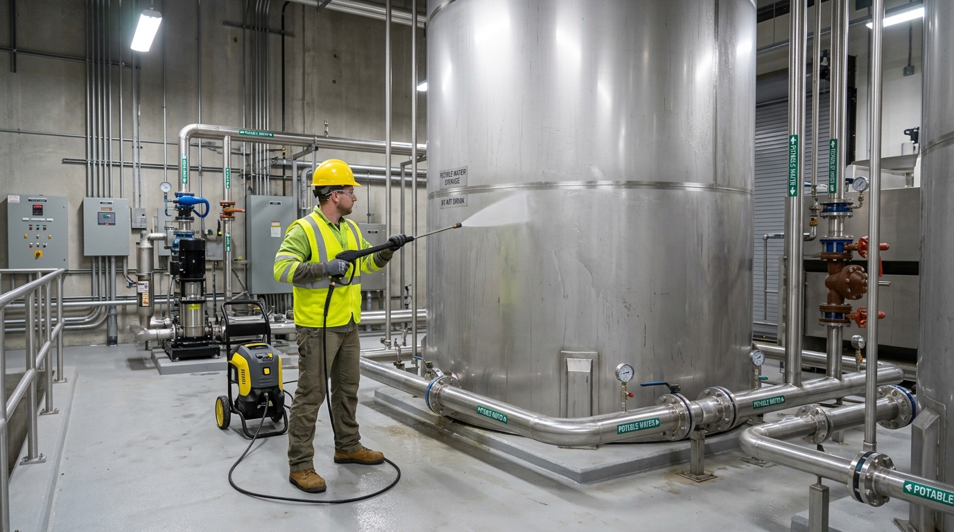Potable Water Tank Sanitization Protocol in Dubai & RAK
